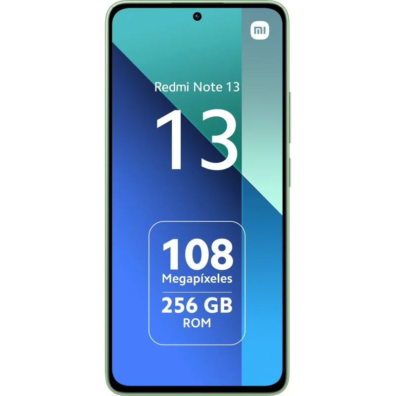 Smartphone Xiaomi Redmi Note 13 Écran AMOLED 6,67" - 8 Go / 256 Go - Appareil photo principal 108MP - Batterie 5000mAh - Prend en charge la charge 33W - Couleur verte