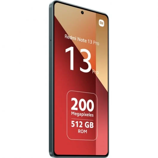 Smartphone Xiaomi Redmi Note 13 Pro Écran AMOLED 6,67" - 12 Go - 512 Go - Appareil photo principal 200MP - Batterie 5100 mAh - Prend en charge la charge 67 W - Couleur verte