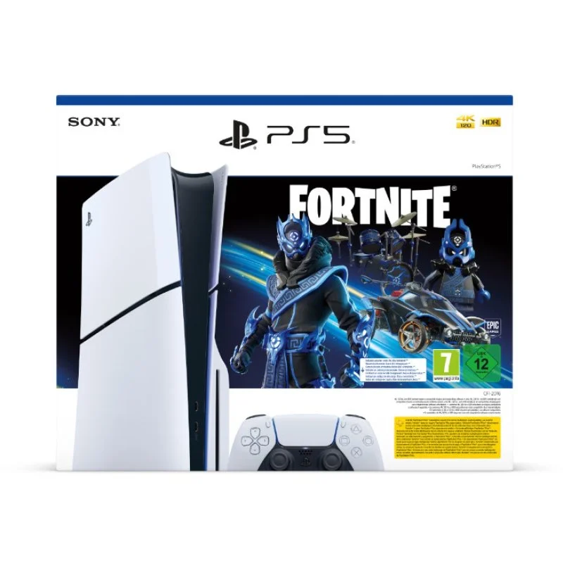 Sony PS5 PlayStation 5 Slim Console Châssis D 825 Go + Fortnite Cobalt Star