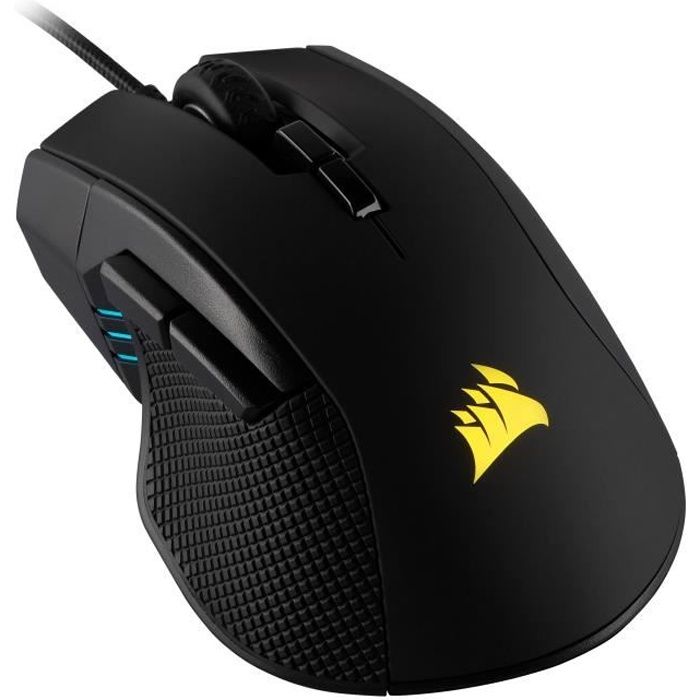 Souris Corsair IRONCLAW RGB Souris gaming FPS/MOBA, Noire