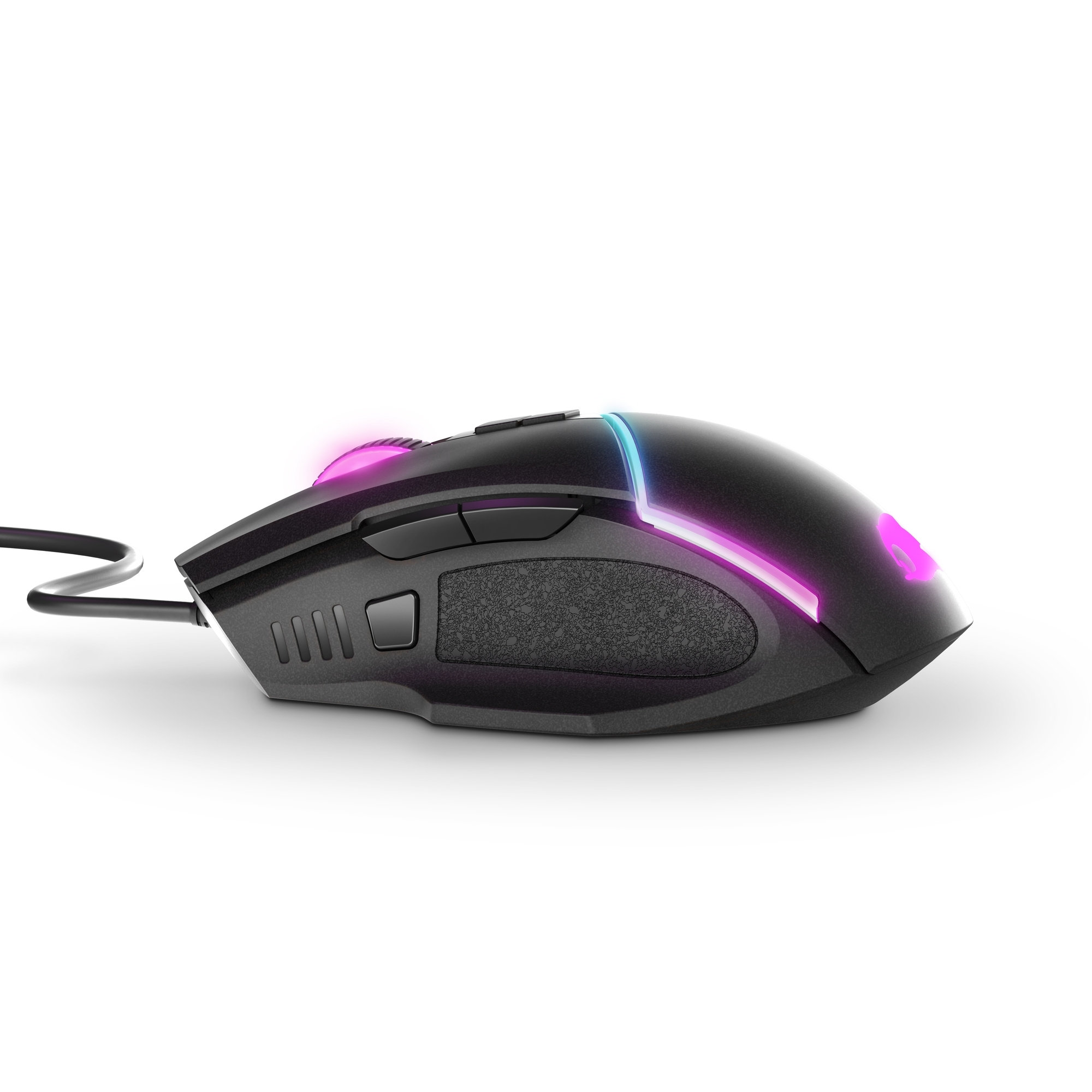 Souris Gaming Energy Sistem ESG M2 Sonic - 6400 dpi - USB - Lumière LED RGB - 8 boutons personnalisables - Couleur Noir