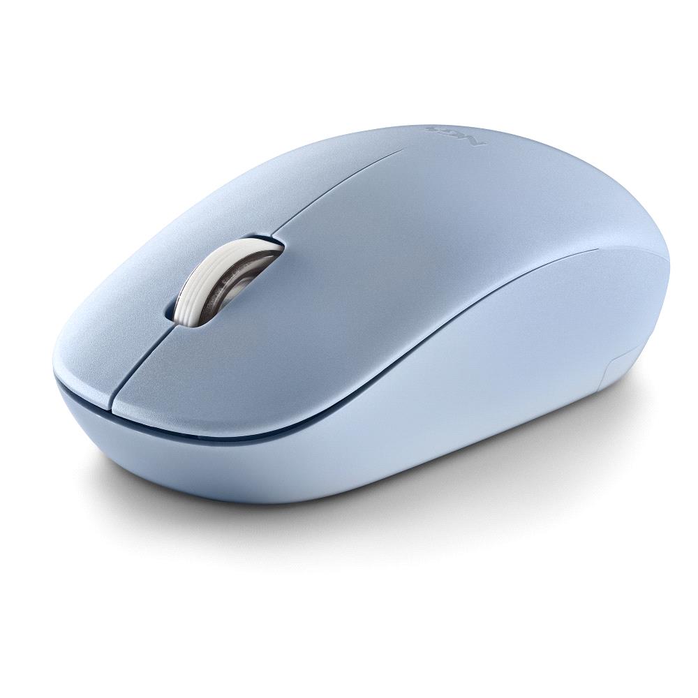 Souris sans fil NGS avec touches silencieuses - 2 boutons - Ambidextre - Couleur Bleu