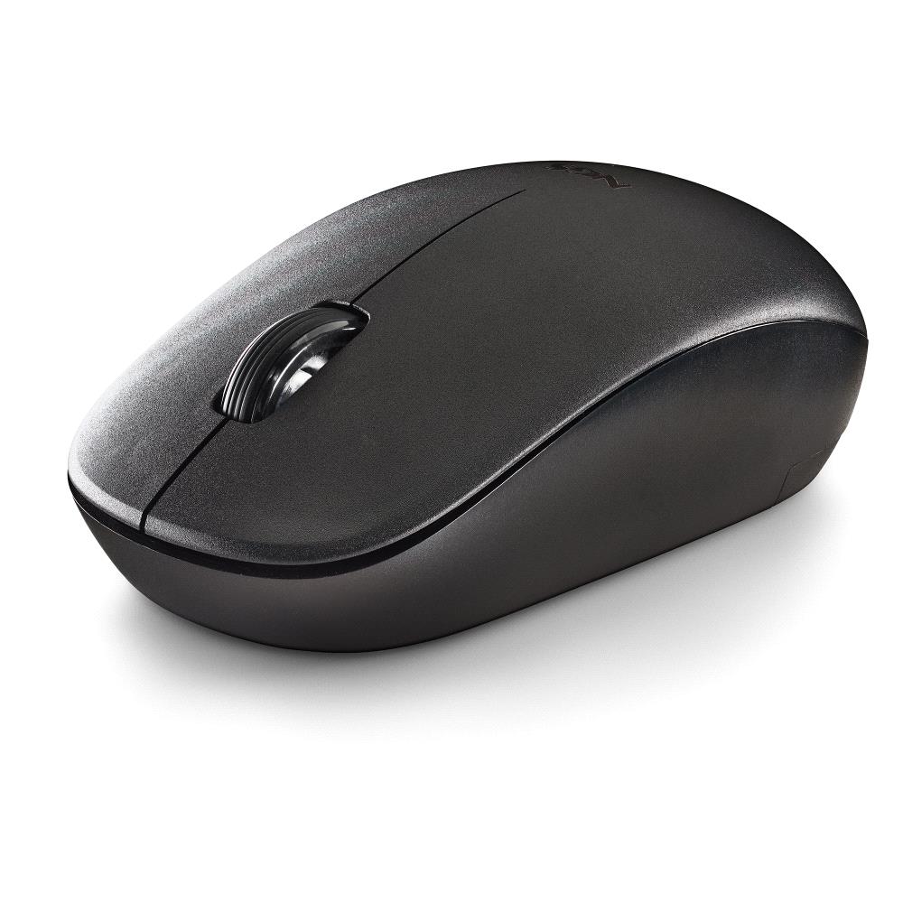 Souris sans fil NGS avec touches silencieuses - 2 boutons - Ambidextre - Couleur Noir