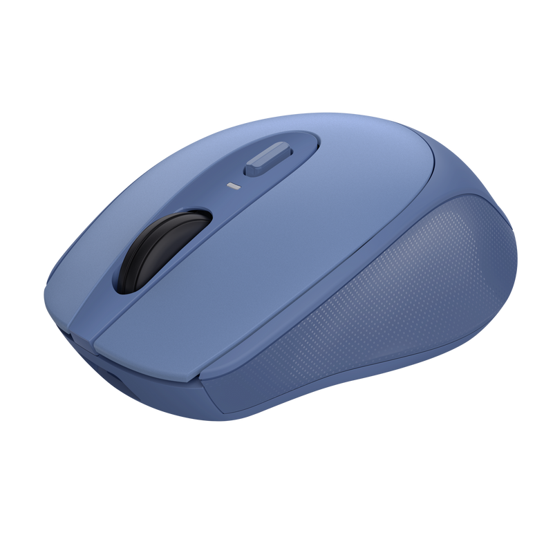 Souris sans fil rechargeable Trust - Design moderne - Finition en caoutchouc - Rechargeable via USB-C - DPI réglable - Capteur optique - Connectivité sans fil