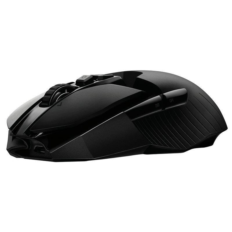 Souris sans fil USB Logitech G903 Lightspeed 16000dpi - 10 boutons programmables - Eclairage RVB - Capteur Hero - Technologie Lightspeed - Poids ajustable - Utilisation ambidextre - Couleur noire