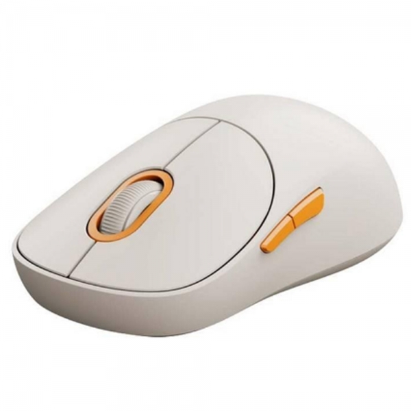 Souris sans fil Xiaomi Wireless Mouse 3 avec 2,4 GHz et adaptateur Bluetooth 1200 dpi - 5 boutons - Utilisation droitier - Couleur blanche