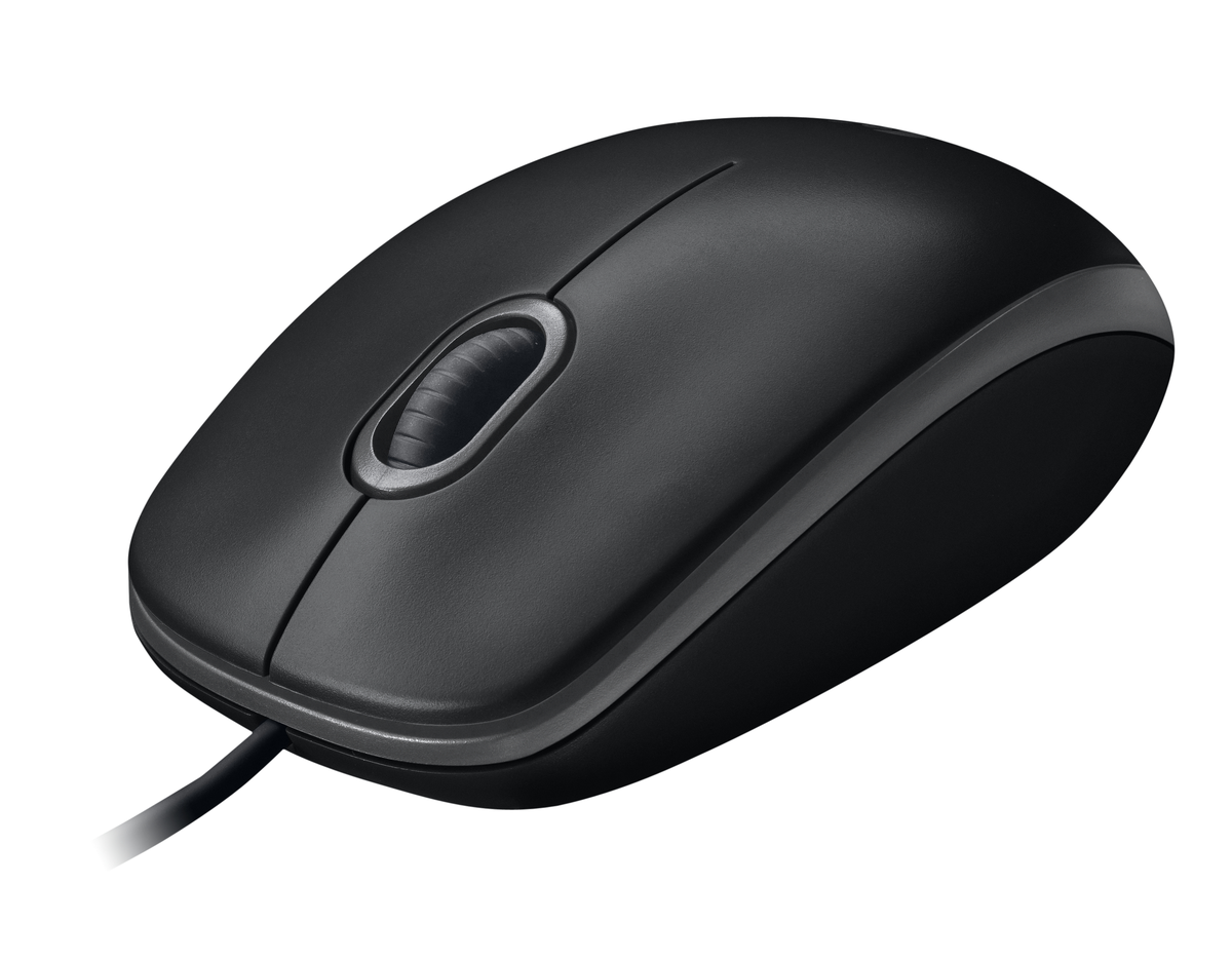 Souris USB Logitech M100 1000dpi - 3 Boutons - Utilisation Ambidextre - Câble 1,80m - Coloris Noir