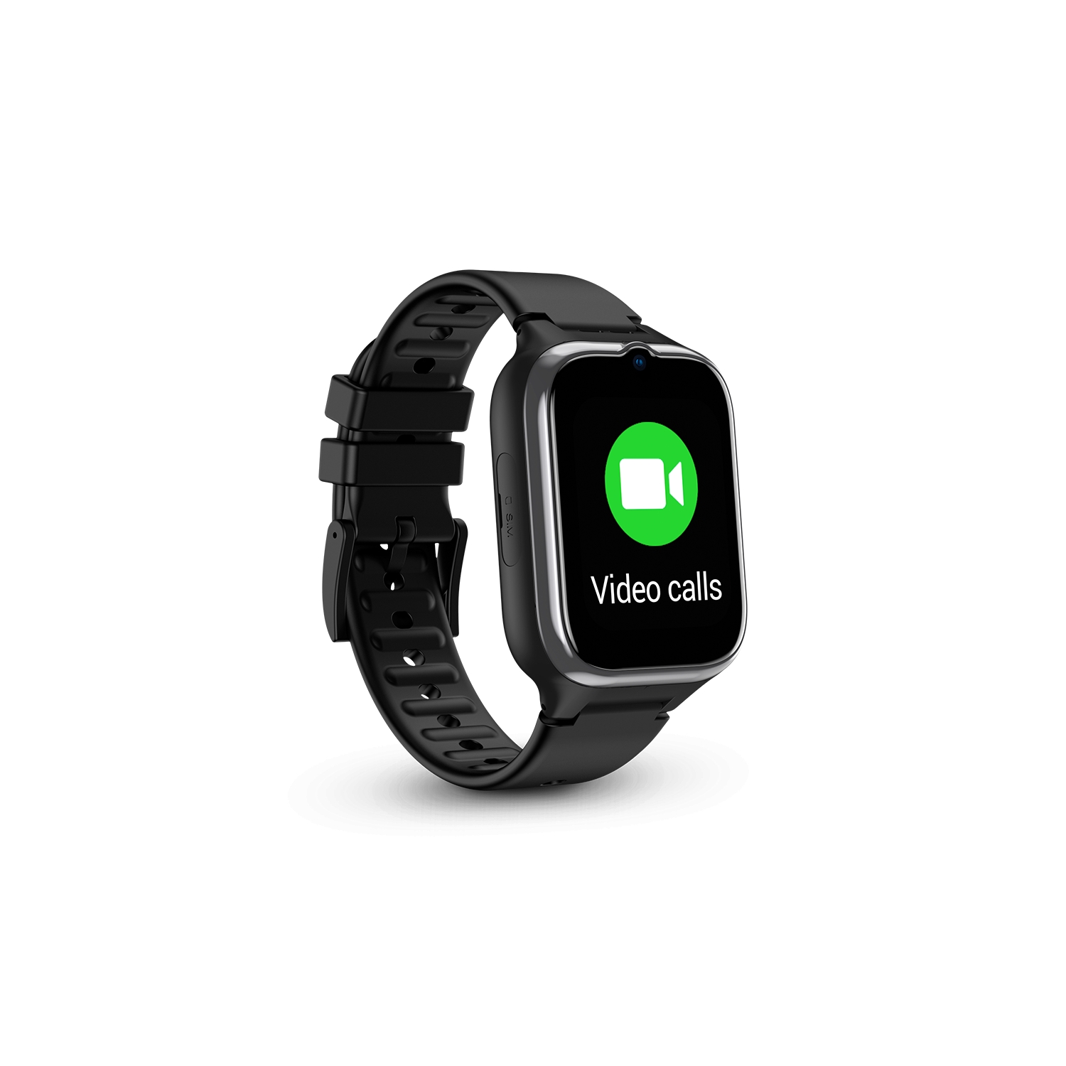 SPC Smartee 4G Senior Smartwatch Écran Tactile 1,7" - Mesure la Fréquence Cardiaque, les Pas, les Calories etc... - Protection IP68 - Couleur Noir