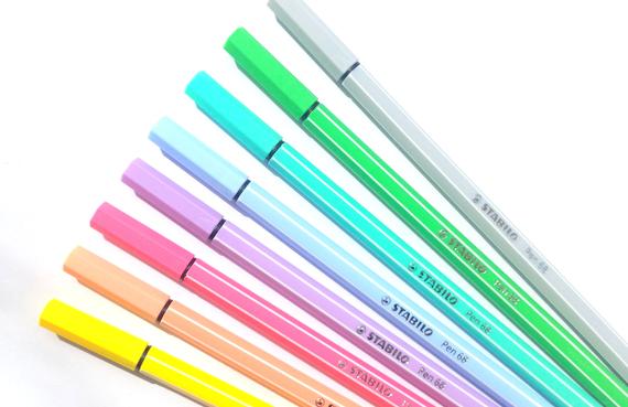 Stabilo Pen 68 Lot de 8 marqueurs aquarelle