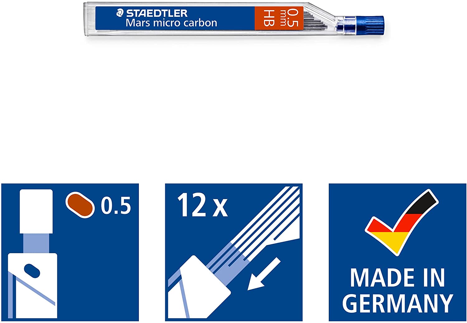 Staedtler1 Portemine 0,5 mm + 1 Tube de mines