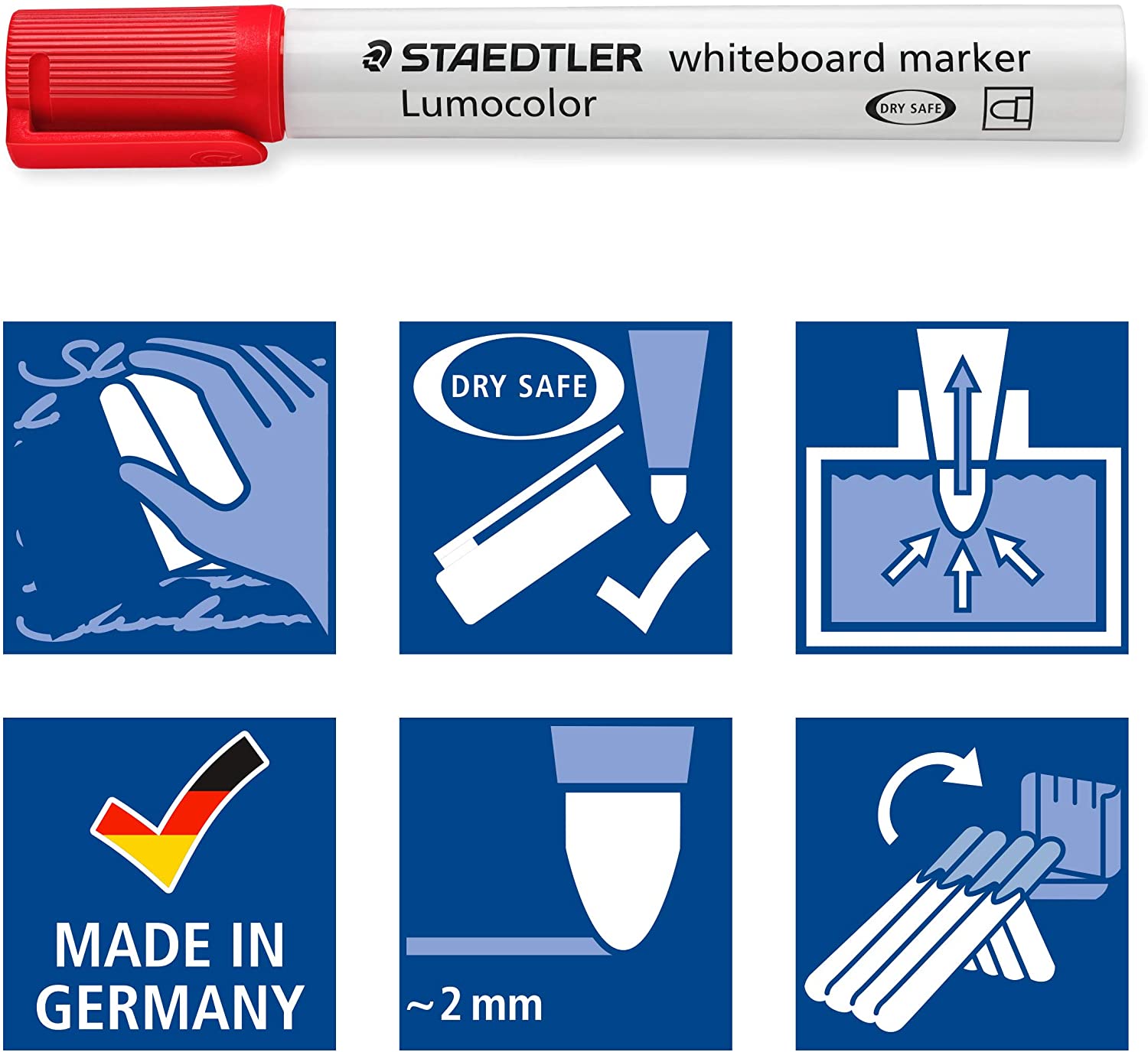 LOT de 10 Marqueur tableau blanc Staedtler