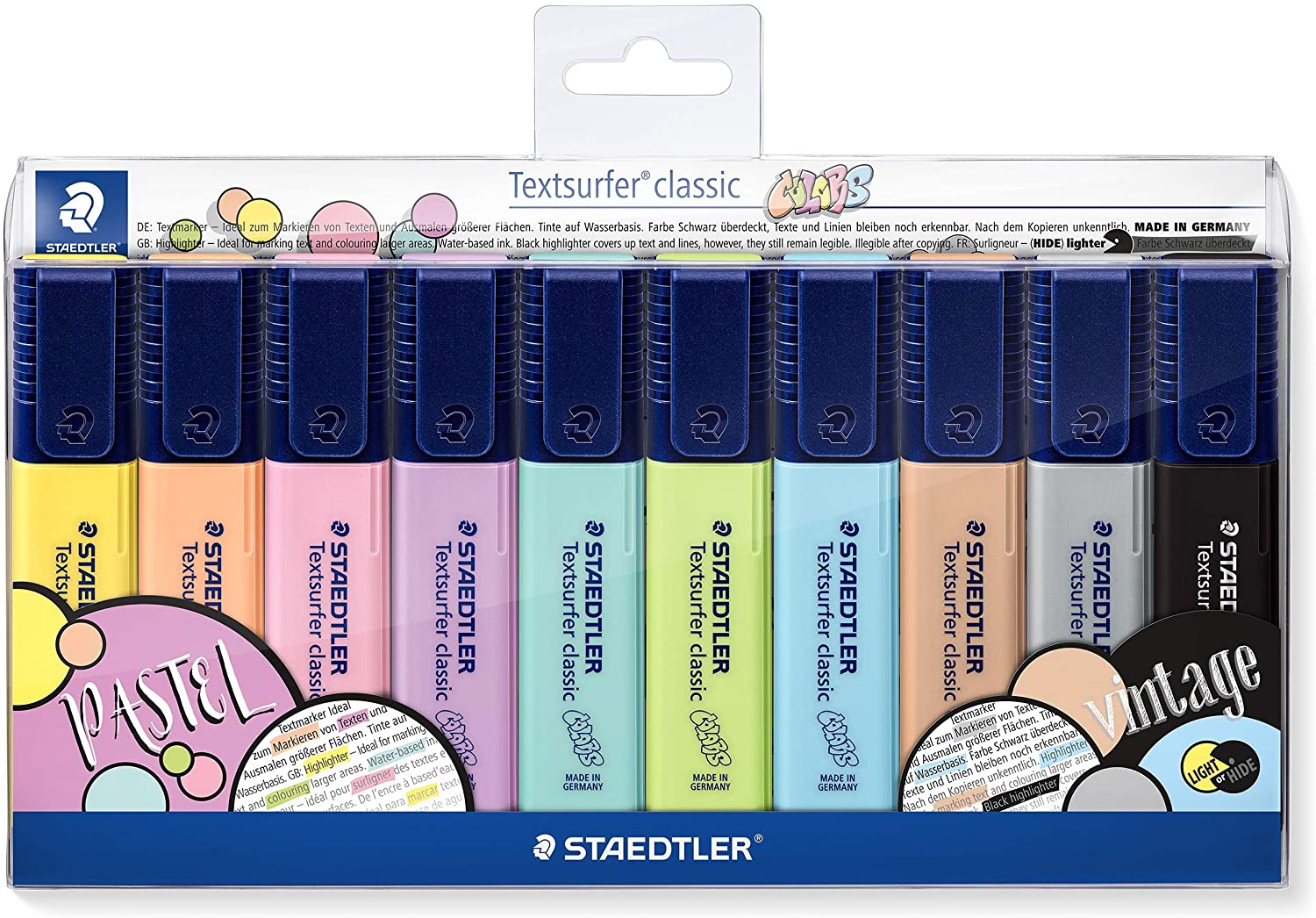 LOT de 10 marqueurs fluo Staedtler Textsurfer