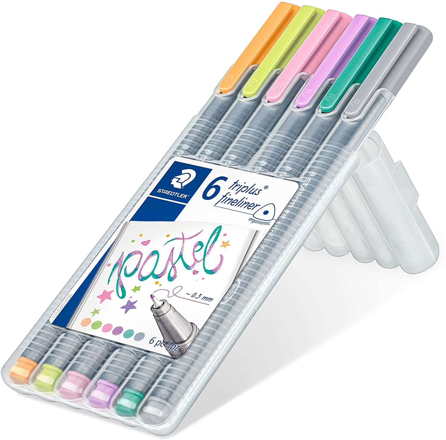 Staedtler Lot de 6 stylos Fineliner