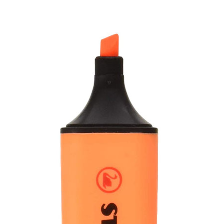 LOT de 10 Stabilo Boss 70 Orange Fluo