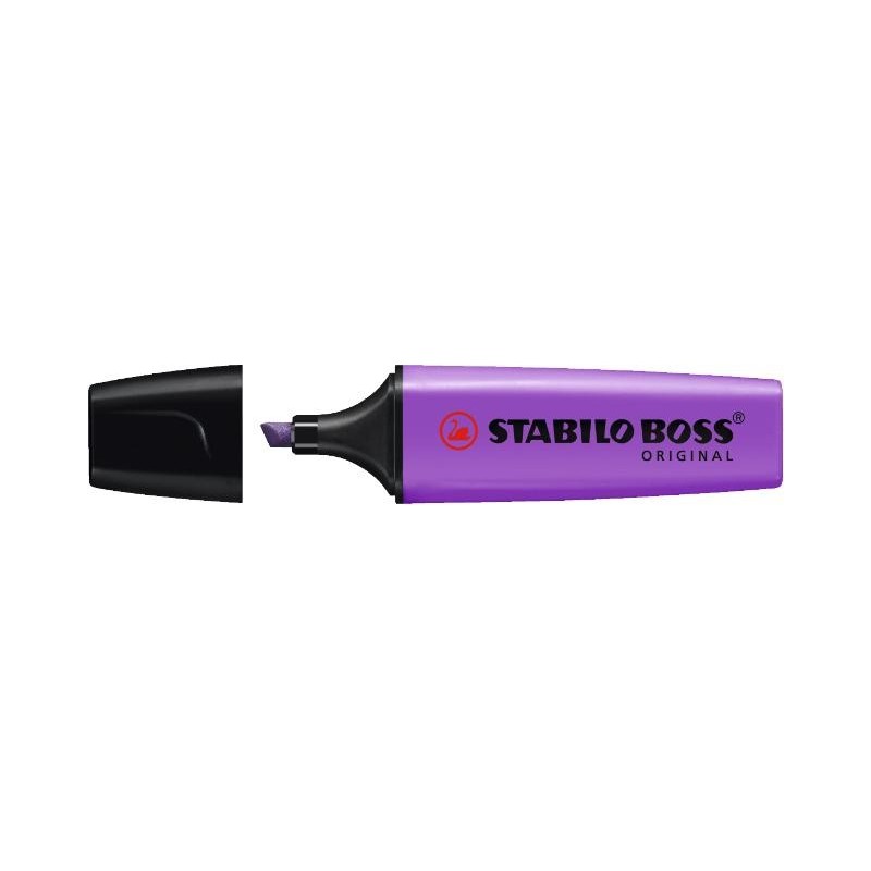 LOT de 10 Stabilo Boss 70 Violet Fluo