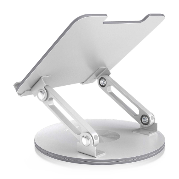 Support de bureau rotatif réglable Aisens pour ordinateur portable/tablette 7"-13" - Argent