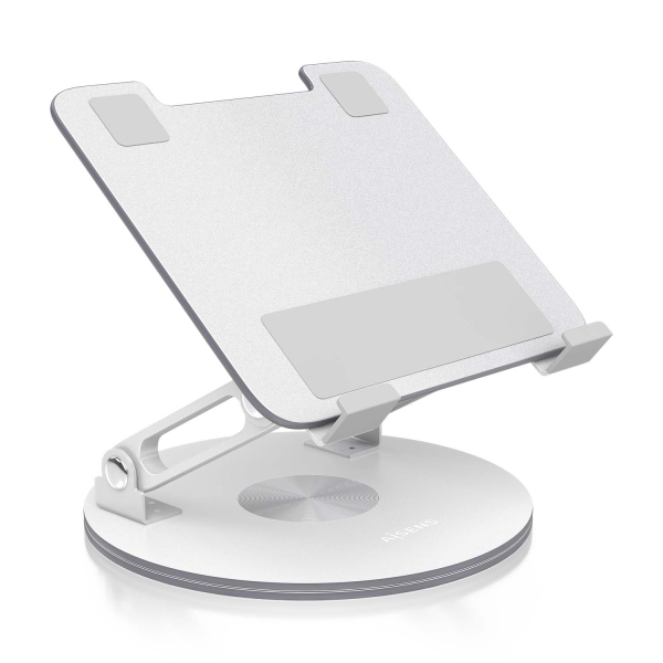 Support de bureau rotatif réglable Aisens pour ordinateur portable/tablette 7"-13" - Argent