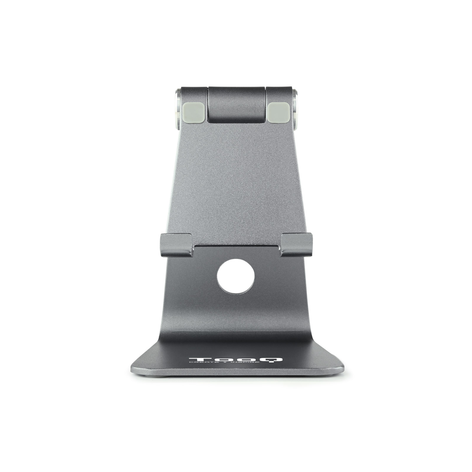 Support de Bureau Tooq pour Tablette - 3 Positions - Base Antidérapante - Couleur Gris