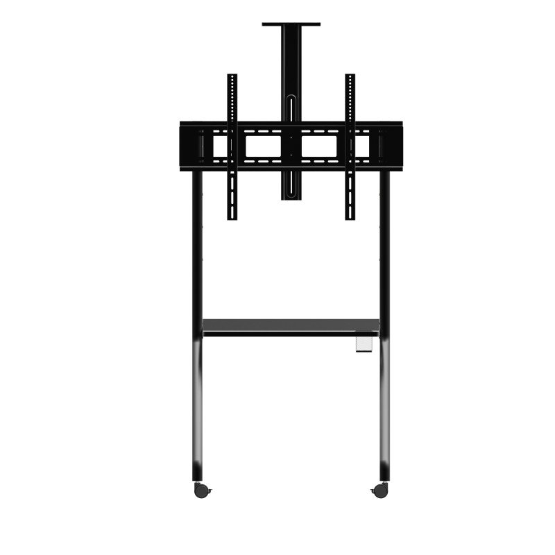 Support de sol Approx avec roulettes pour téléviseur 49"-90" - Blocage des roues - Plateau polyvalent - Poids maximum 100 kg - VESA 900 x 600 mm