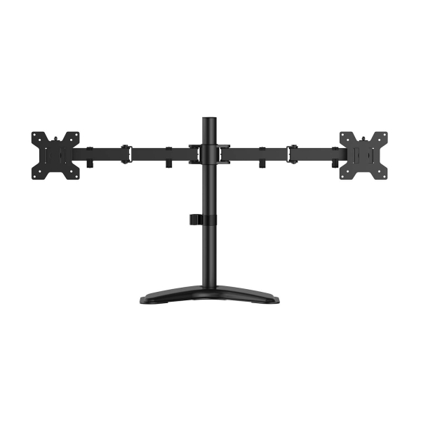 Support de table Aisens avec base pivotante et inclinable Eco pour moniteur/TV 10Kg (3 pivots - 2 bras) de 17 à 32" - Couleur noire