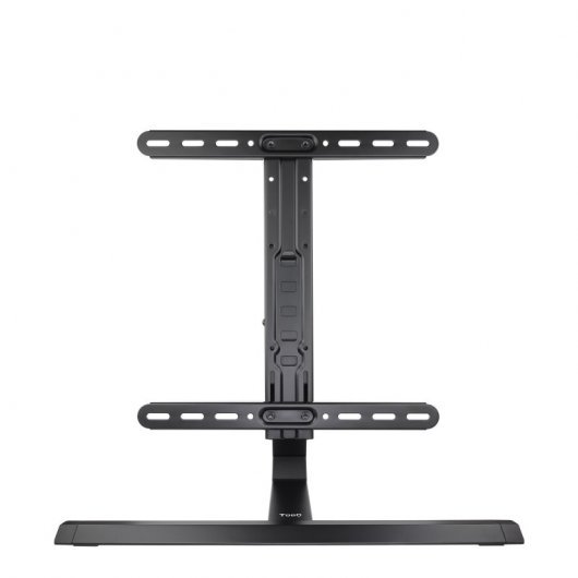 Support de Table Tooq pour TV 32"-65" - Gestion des Câbles - Poids Max 40Kg - VESA 400X400mm - Fabriqué en Aluminium - Couleur Noir