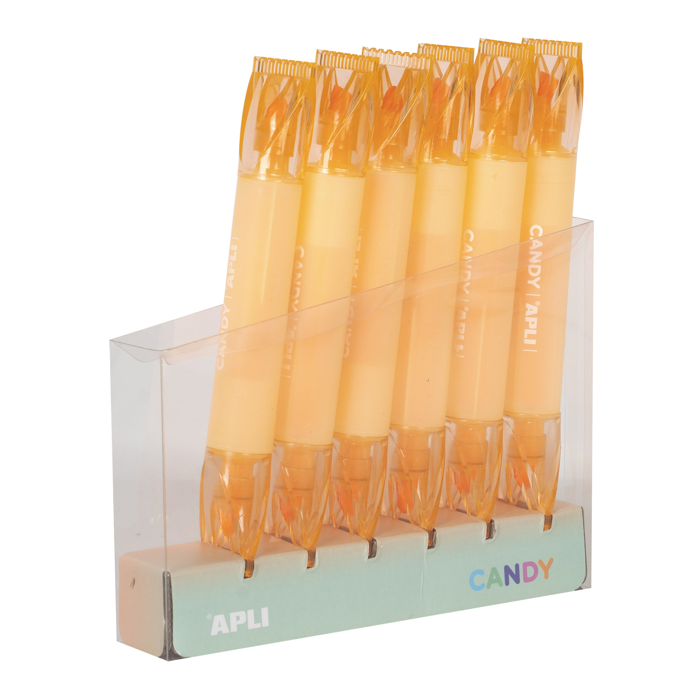 Lot de 6 Surligneurs Apli Caramel