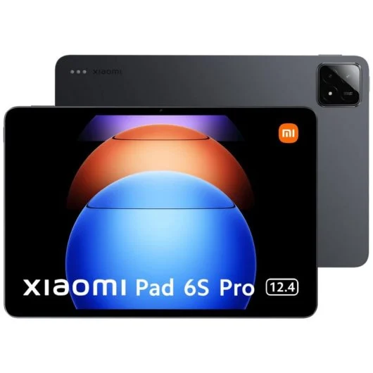 Tablette Xiaomi Pad 6S Pro Écran 12,4" 3K - 8 Go / 256 Go - WiFI 7, Bluetooth 5.3 - Appareil photo 50Mp - Batterie 10000 mAh - Prend en charge la charge rapide - Couleur grise