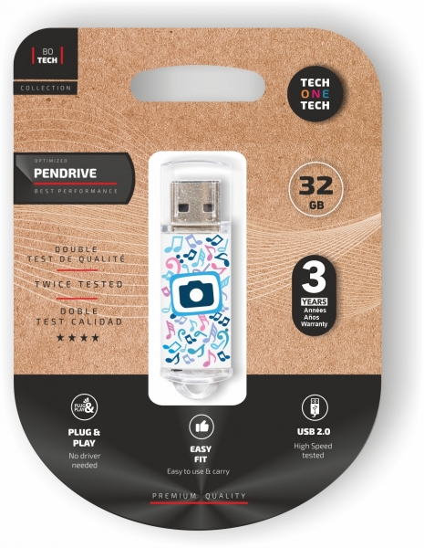 TechOneTech Be Super Photo Dream Mémoire USB 2.0 32 Go (clé USB)