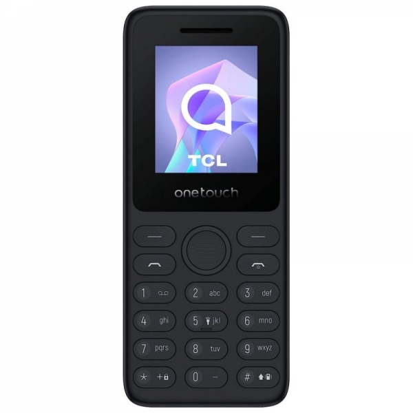 Téléphone portable TCL One Touch 4021 Écran 1,8" Bluetooth - Lecteur de musique, radio FM, lampe de poche, alarme, calendrier et convertisseur - Couleur grise