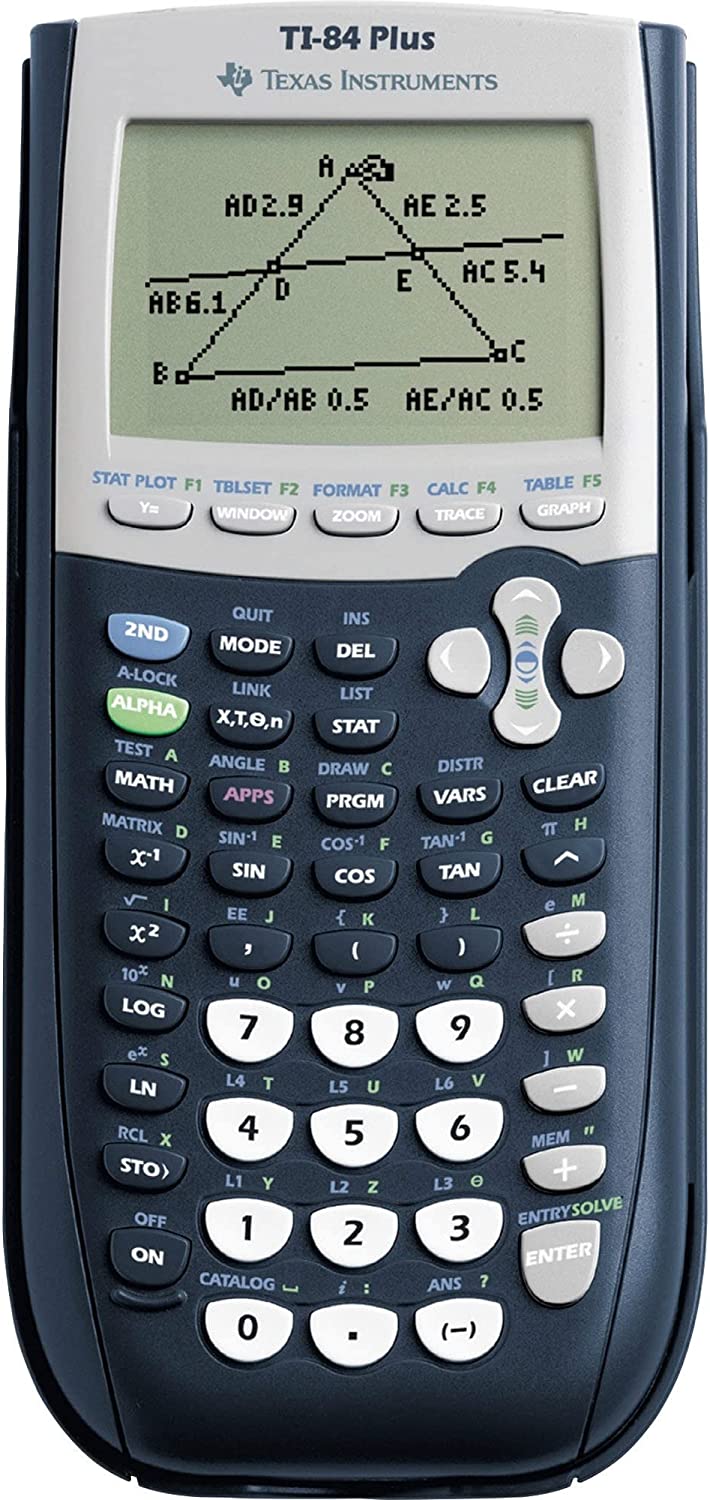 ✓ Texas-Instruments TI-84 Plus Calculatrice Graphique - Affichage 8 Lignes  par 16 Caractères - Prend en Charge en stock - 123CONSOMMABLES