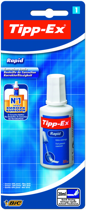Tipp-Ex Rapid Correcteur liquide Flacons Tippex 20ml