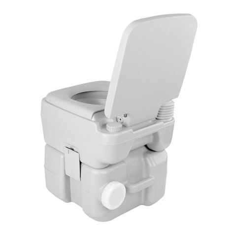 Toilette Chimique Portable Muvip - Dépôt 20L - Réservoir d'Eau 12L - Pompe Manuelle à Soufflet