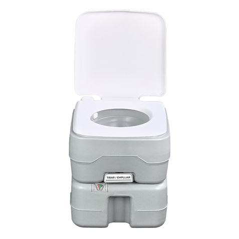 Toilette Chimique Portative Muvip 15 Litres avec Niveau - Couleur Blanc