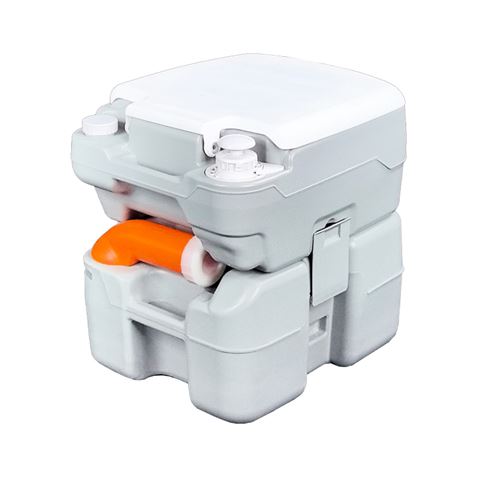 Toilette Chimique Portative Muvip 20 Litres avec Niveau - Couleur Blanc