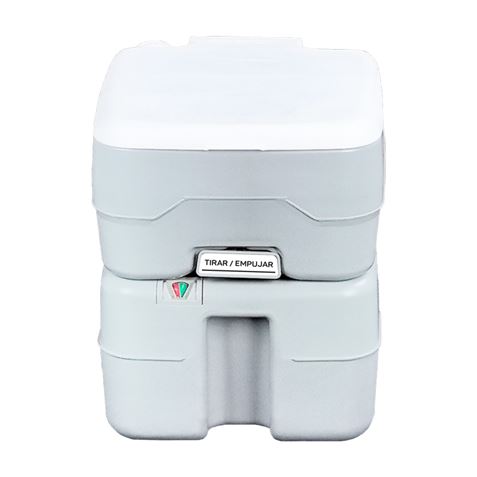 Toilette Chimique Portative Muvip 20 Litres avec Niveau - Couleur Blanc