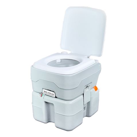 Toilette Chimique Portative Muvip 20 Litres avec Niveau - Couleur Blanc