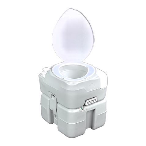 Toilette Chimique Portative Muvip 20 Litres Diagonale avec Niveau - Couleur Blanc