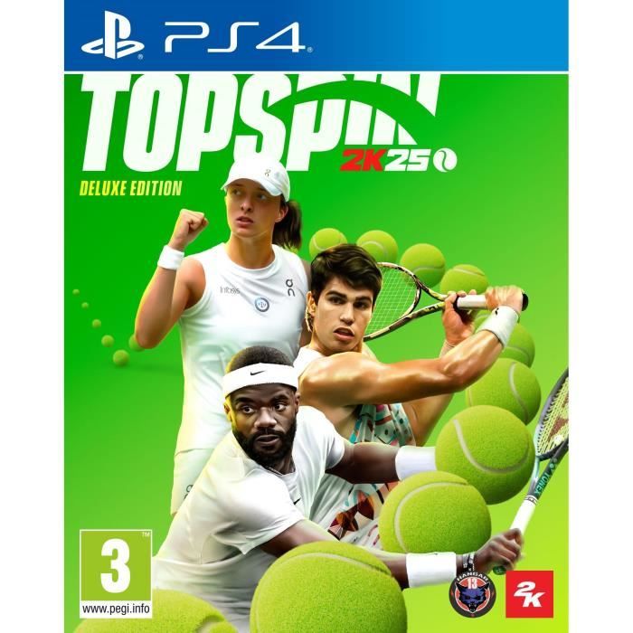 TopSpin 2K25 - Jeu PS4 - Deluxe Edition