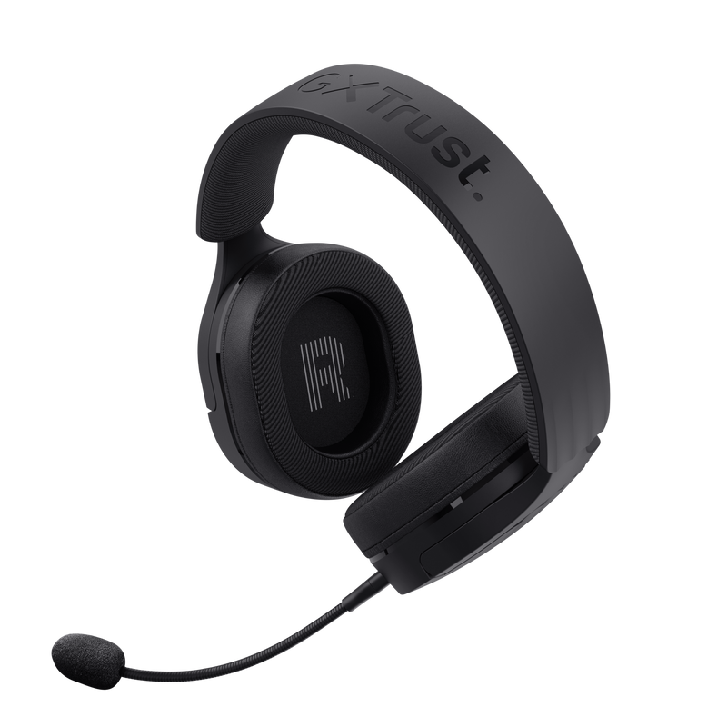 Trust GXT491 Fayzo Casque Gaming - Bluetooth et USB-C 2,4Ghz - Noir