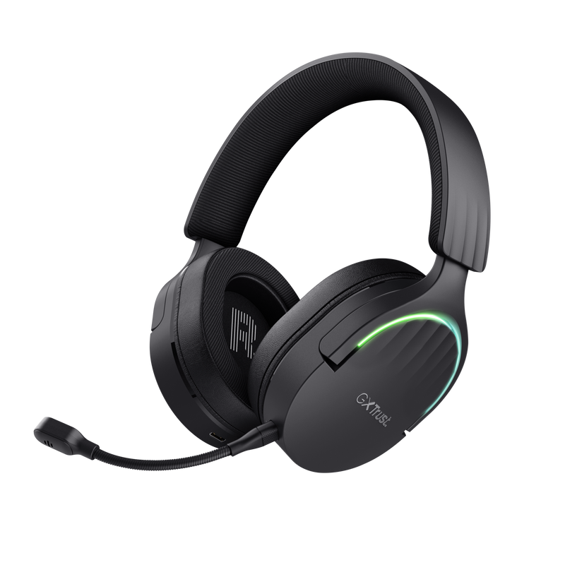 Trust GXT491 Fayzo Casque Gaming - Bluetooth et USB-C 2,4Ghz - Noir