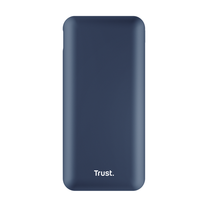 Trust Redoh Powerbank 20000mAh - USB, Type C - Chargement rapide - Couleur Bleu