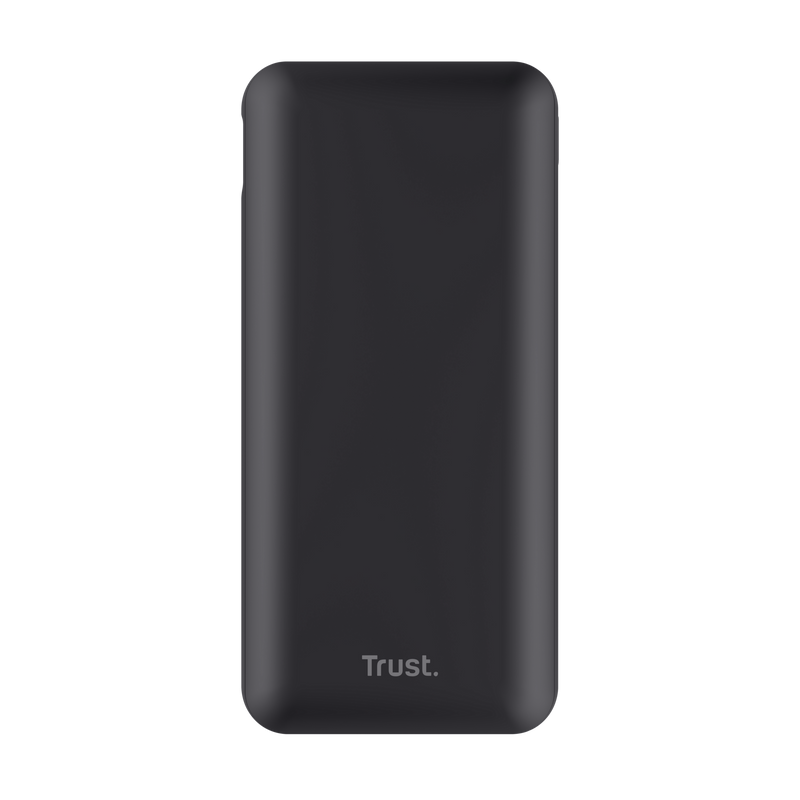 Trust Redoh Powerbank 20000mAh - USB, Type C - Chargement Rapide - Couleur Noir