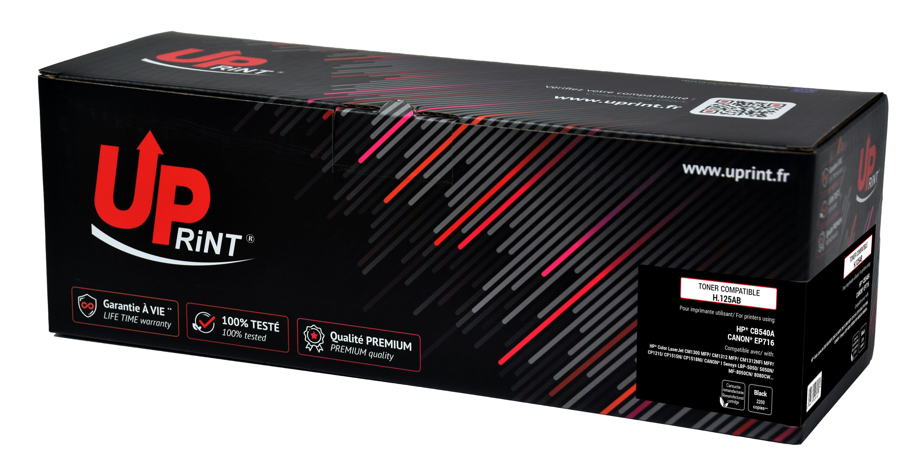 Toner Premium 125a 716 Noir En Stock 123consommables