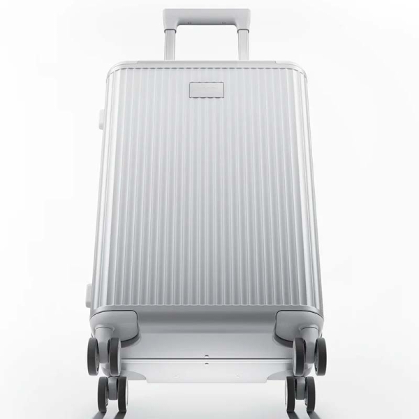 Valise à roulettes Xiaomi Cadre Aluminium 24" - Poignée Réglable 4 Niveaux - Double Serrure TSA - Structure Aluminium, Coque Polycarbonate - Couleur Argent