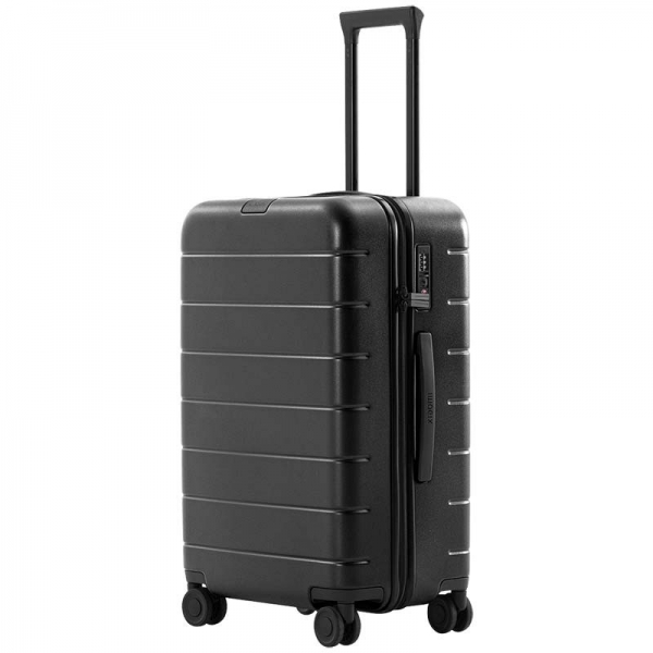 Valise à roulettes Xiaomi Classic Pro 104L - Roues pivotantes - Poignée télescopique verticale et poignée horizontale - Serrure à code TSA - Serrure anti-éclatement - Couleur noire