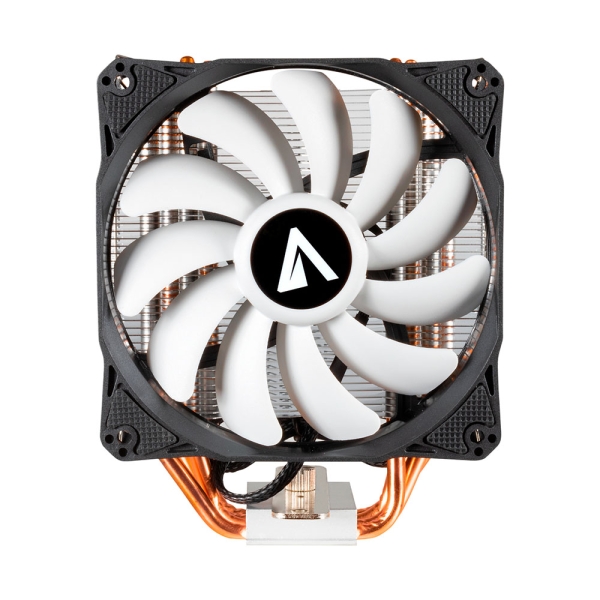 Ventilateur CPU Abysm Snow IV 120 mm avec dissipateur thermique à 4 caloducs - Vitesse max. 1400 tr/min - Couleur Blanc