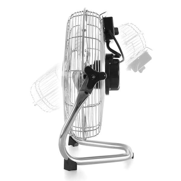 Ventilateur Industriel Orbegozo PW 1332 - Puissant et Sûr - Pales 30 cm - 3 Vitesses - Système Anti-Basculement - Poignée de Transport - Tête Réglable