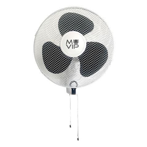 Ventilateur Mural Muvip - 45W - 3 Vitesses - Couleur Blanc