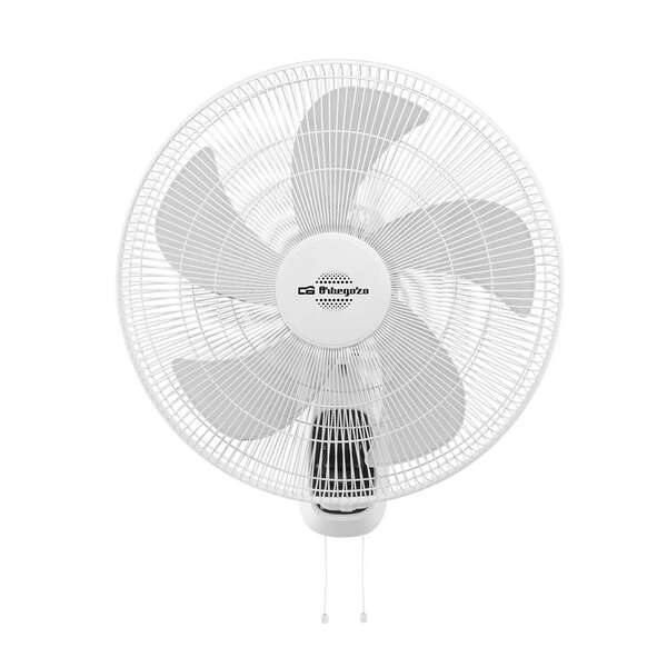 Ventilateur mural Orbegozo WF 0146 - Moteur puissant 60 W - Tête inclinable et mouvement oscillant - Diamètre 45 cm et 3 vitesses de ventilation