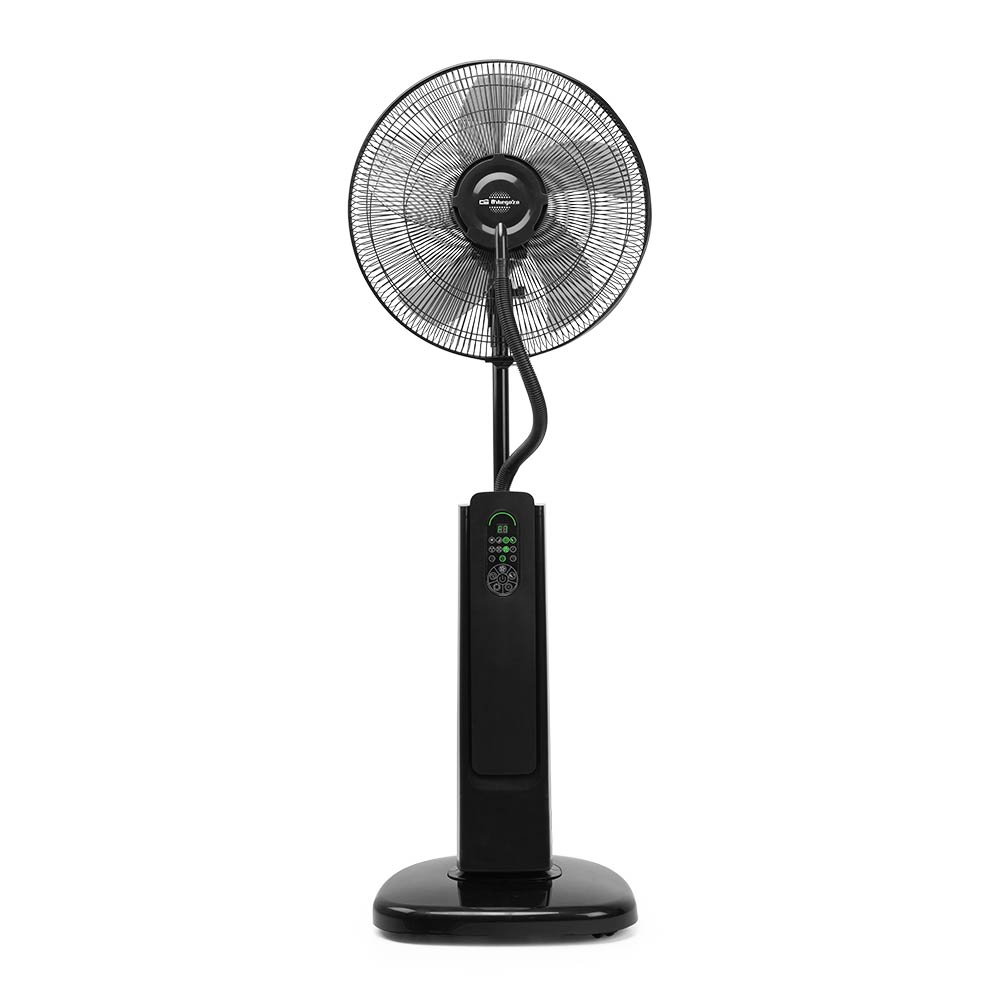 Ventilateur Nébuliseur Orbegozo SFA 7500 - Puissant et Silencieux - 9 Vitesses et 3 Modes de Ventilation - Fonction Nébuliseur Indépendant - Télécommande - Hauteur Réglable - Panneau LED